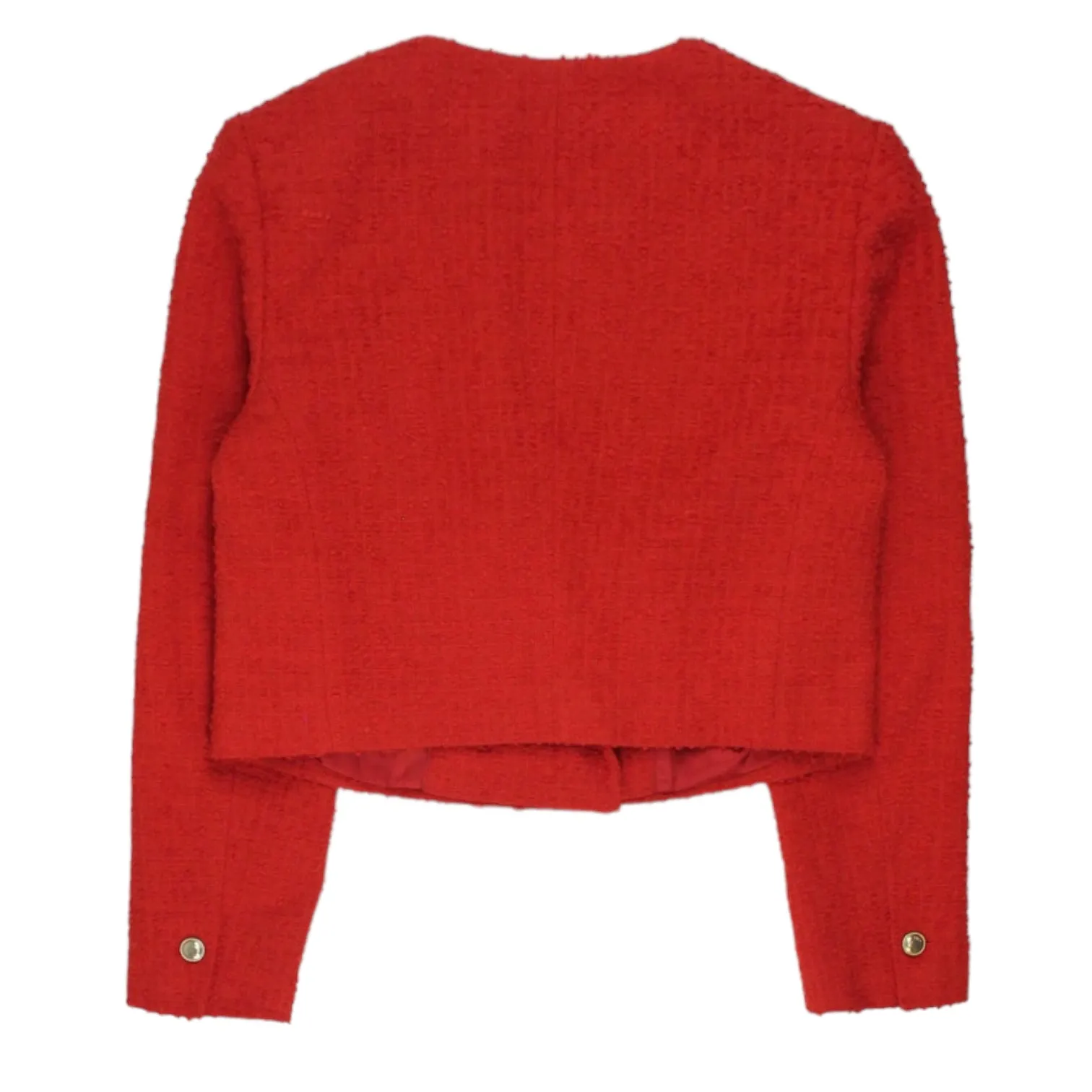 L.K.Bennett Red Boucle Skirt Suit