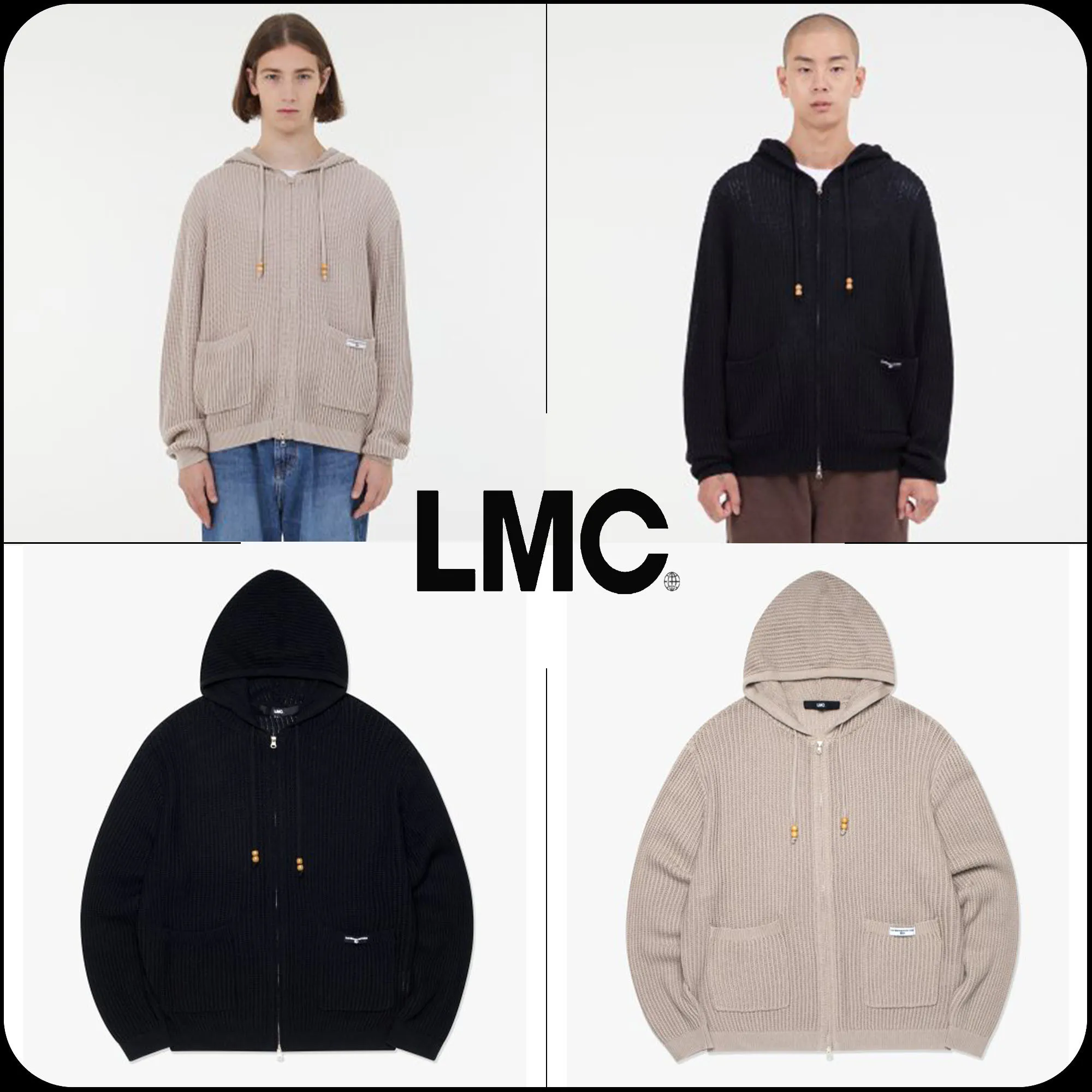 LMC  |[ LMC ]★LMC KNIT ZIP-UP HOODIE