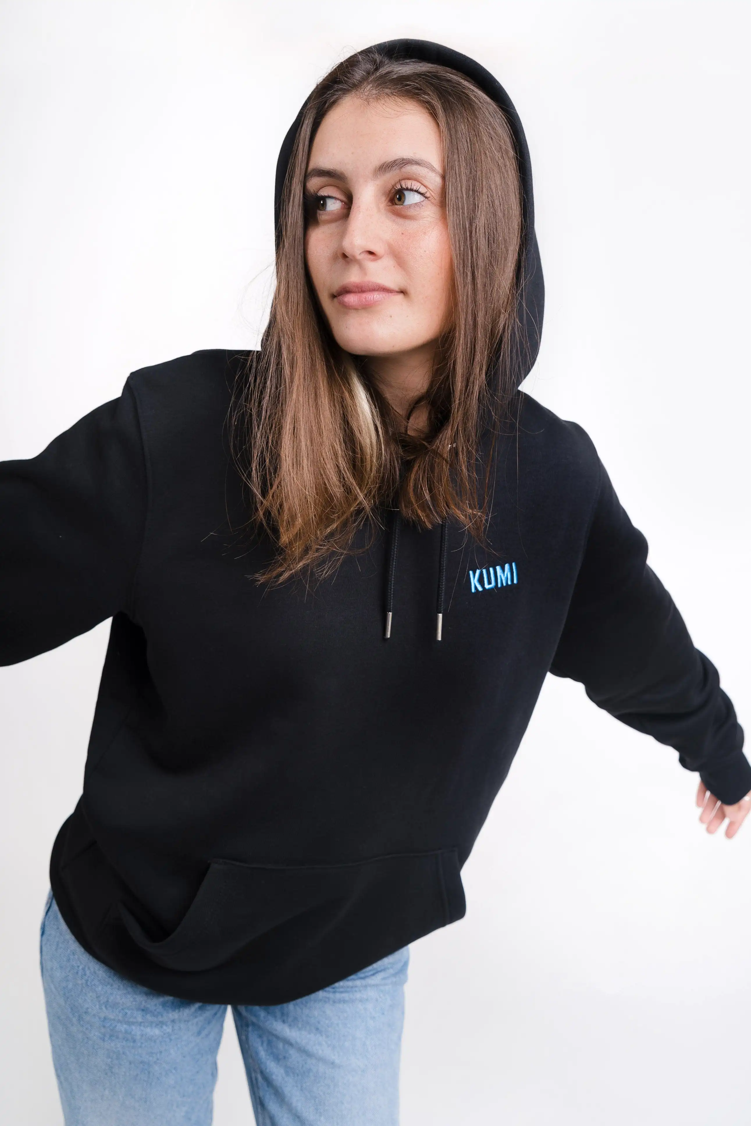 Lost Unisex Organic Cotton Hoodie | Black