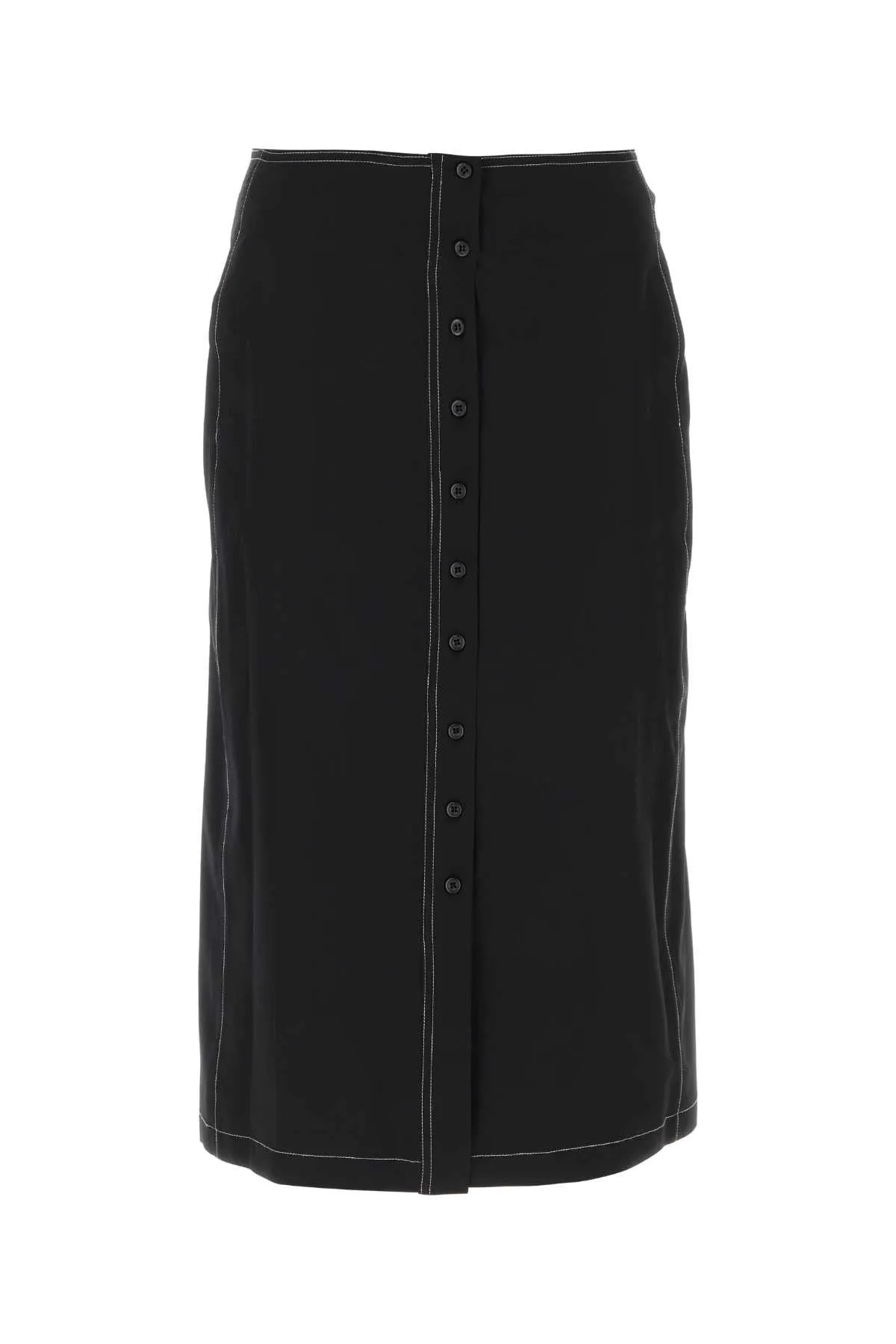 Low Classic Black Crepe Skirt