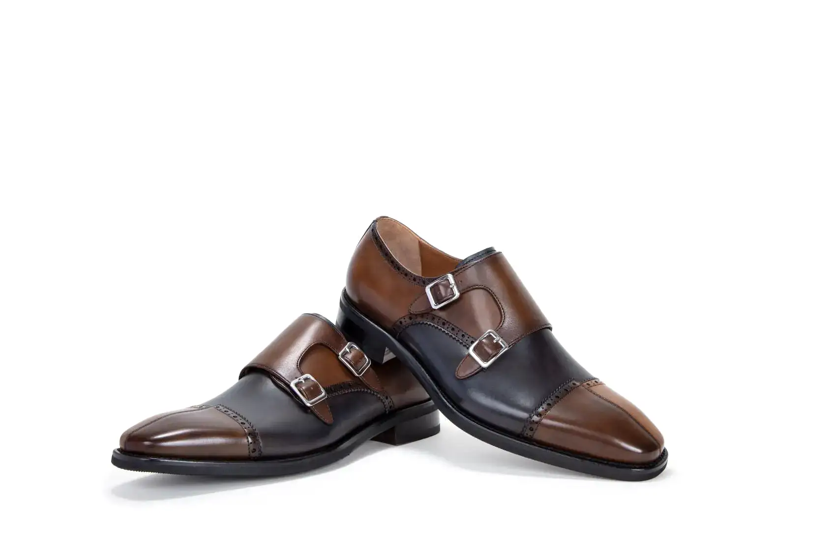 Man's Stylish Monks Monkstraps Shoes MK593162A