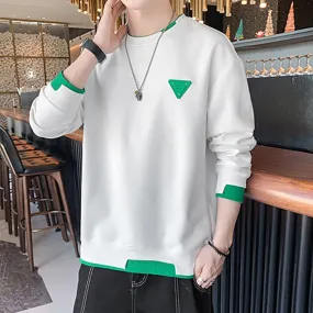 Men's Luxury White Winter Casual Thick Warm Knitted Pullover Sweater