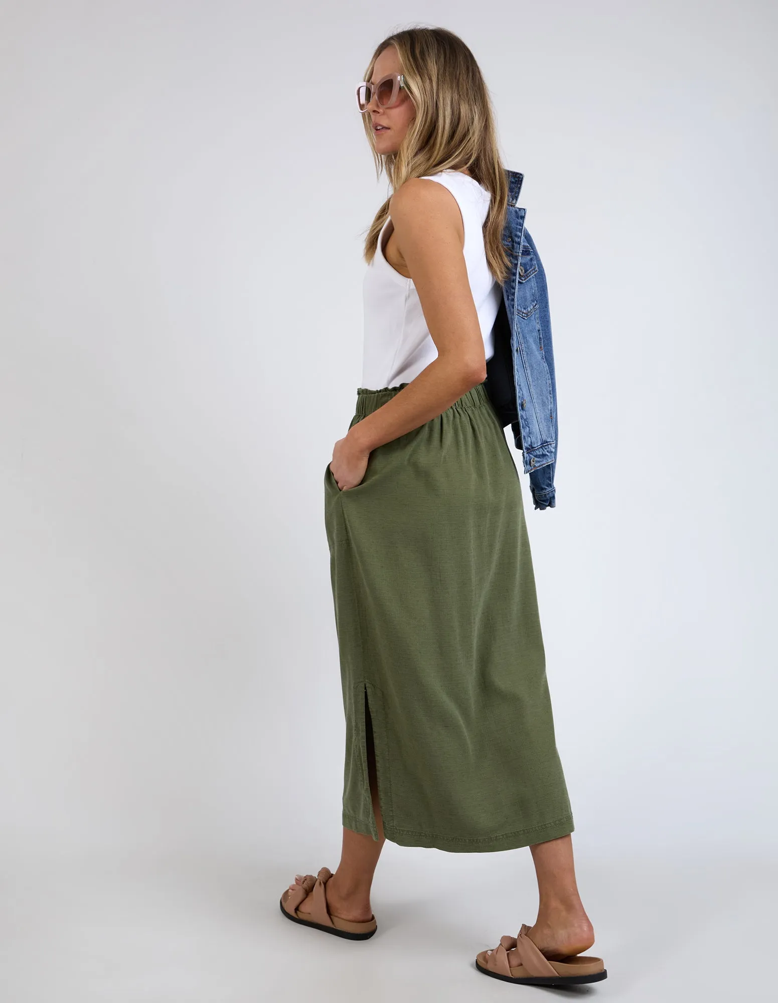 Mila Utility Skirt Clover