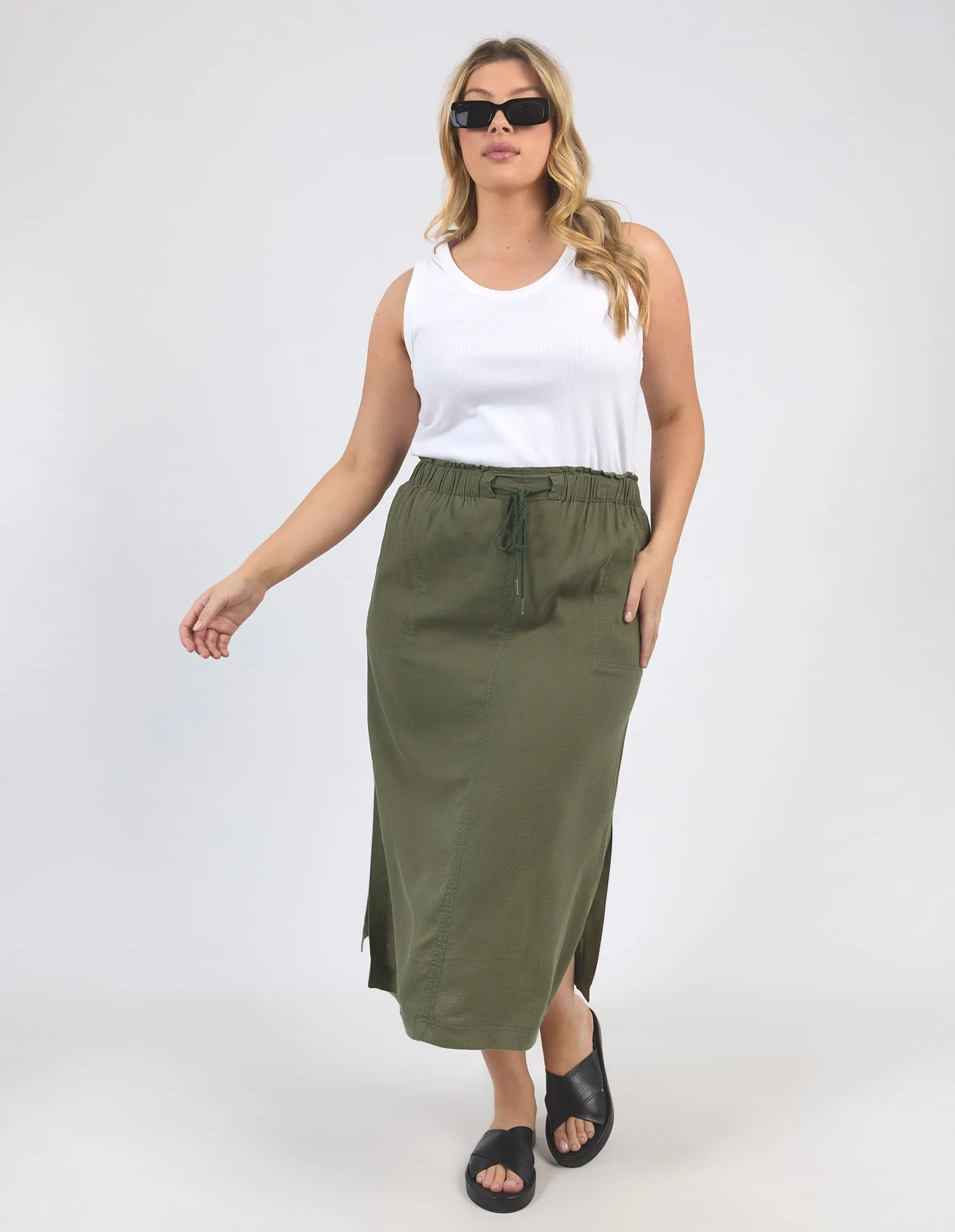 Mila Utility Skirt Clover