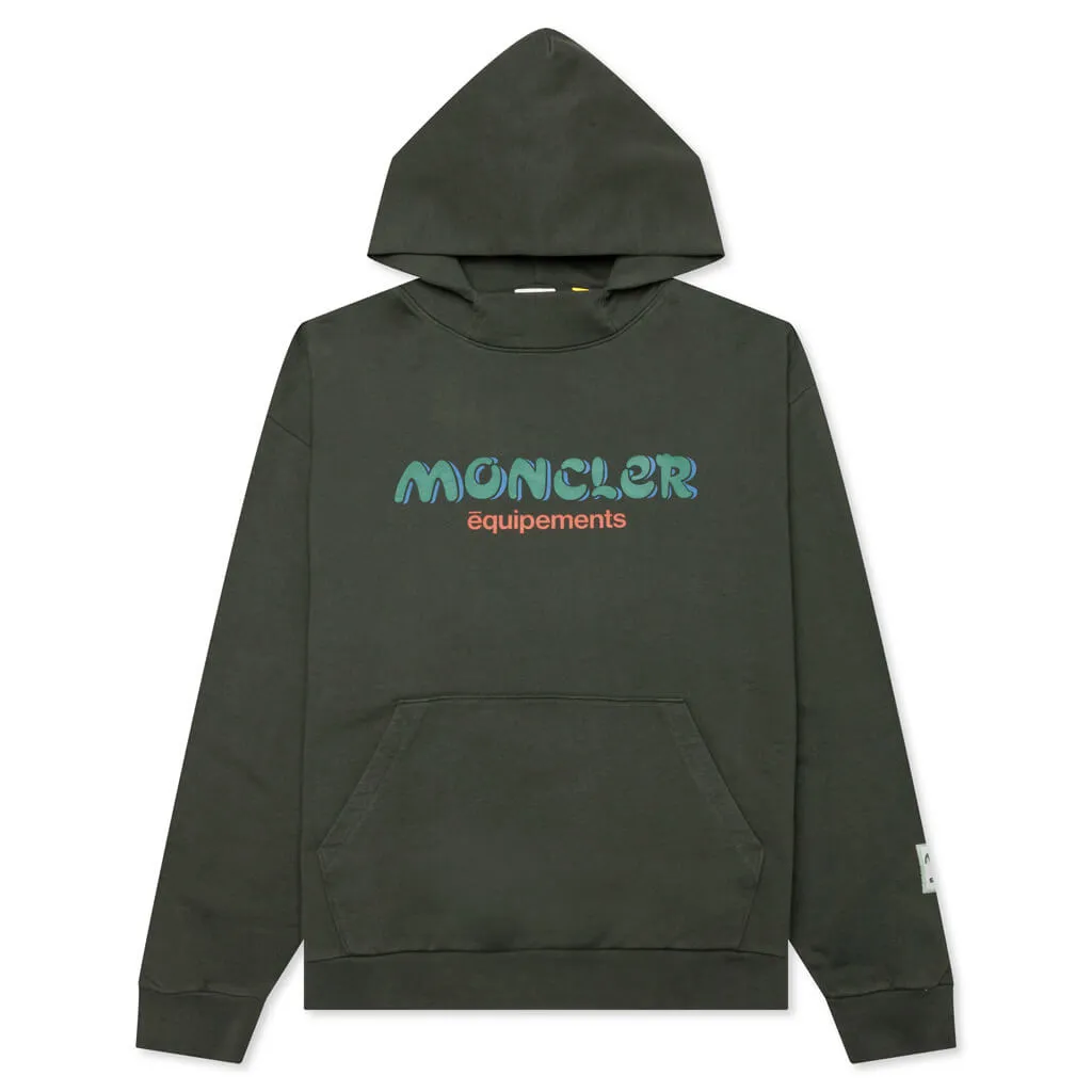 Moncler Genius x Salehe Bembury Logo Hoodie - Olive