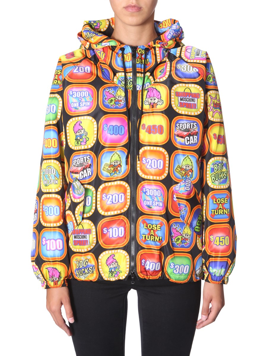 MOSCHINO    GOOD LUCK TROLLS HOODED JACKET