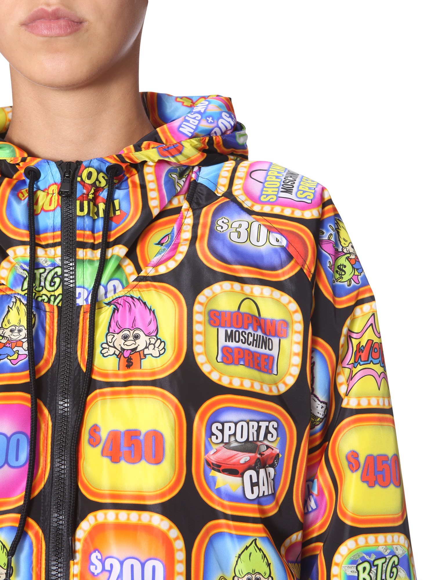 MOSCHINO    GOOD LUCK TROLLS HOODED JACKET