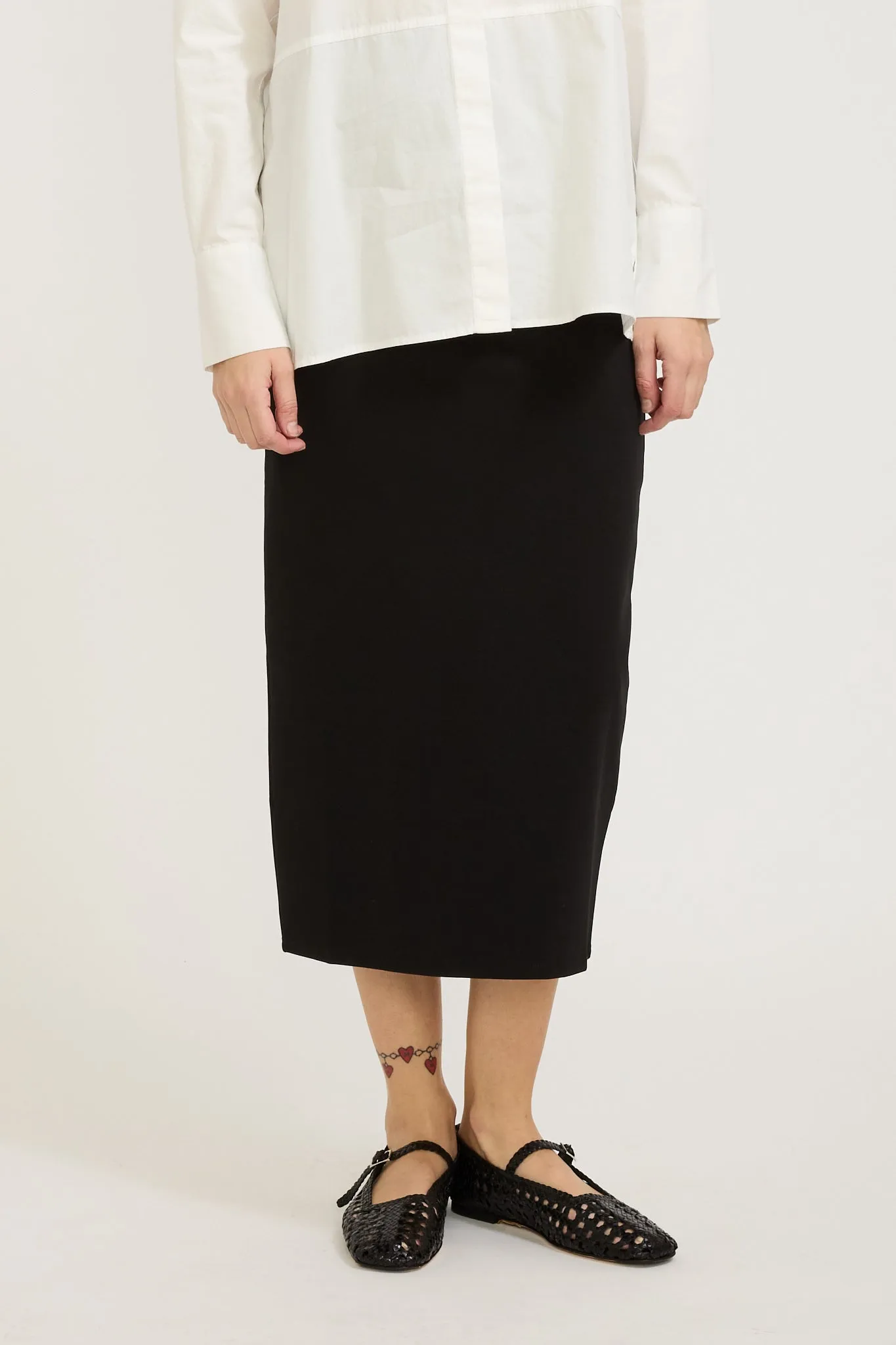 Myca Jersey Skirt Black