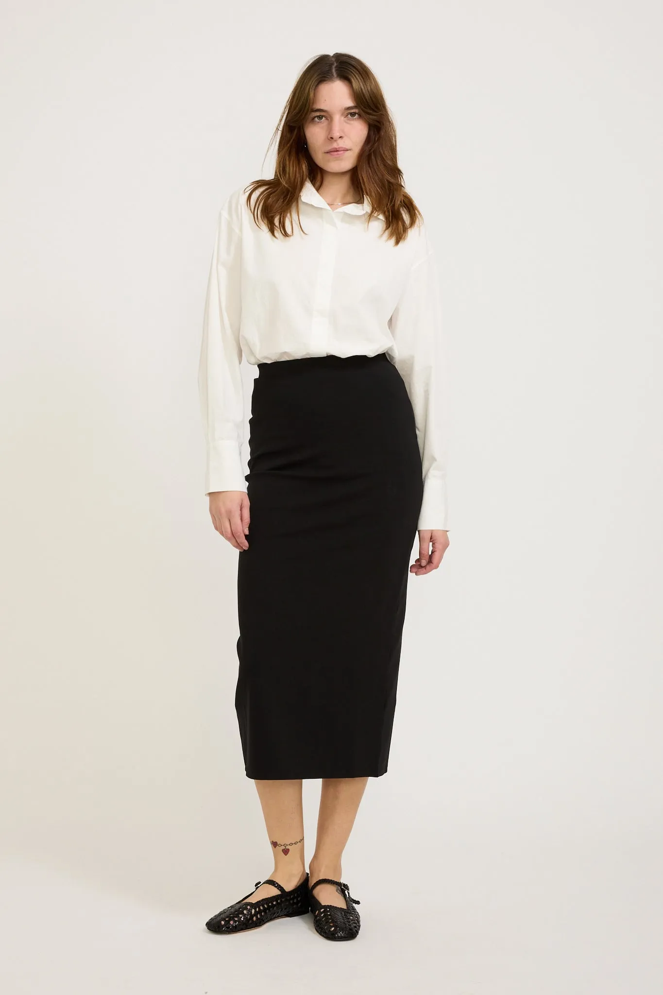 Myca Jersey Skirt Black