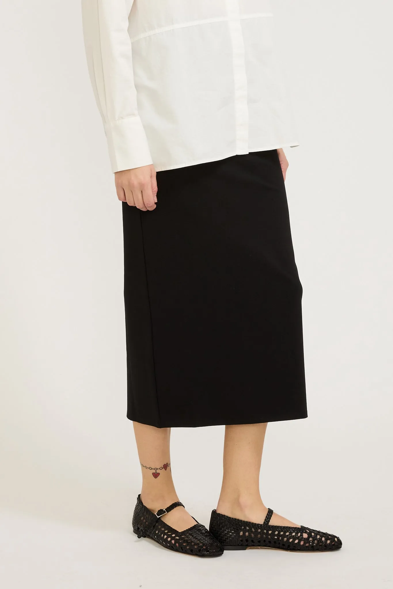 Myca Jersey Skirt Black