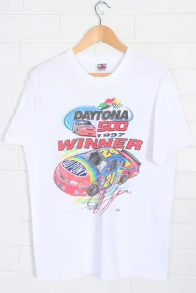 NASCAR 1997 Jeff Gordon Daytona 500 Winner Front Back Single Stitch Tee (M-L)