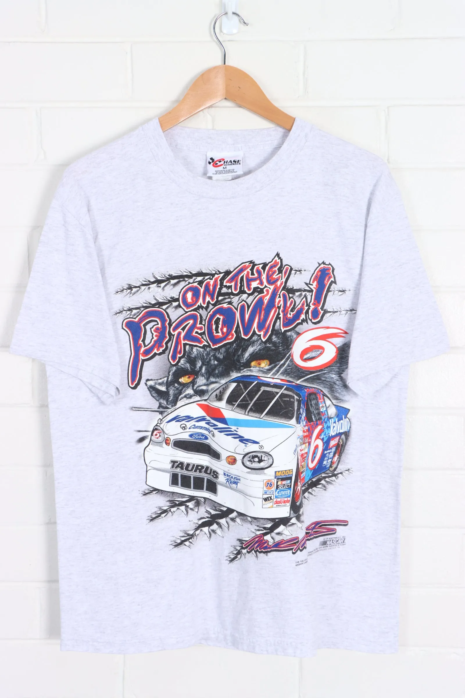 NASCAR MARK MARTIN #6 ON THE PROWL T-SHIRT (