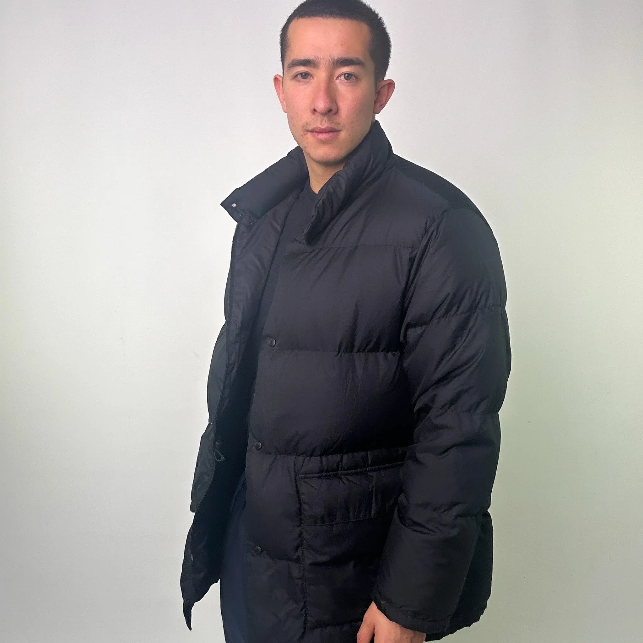 Navy Blue 90s Moncler Puffer Jacket Coat (XL)