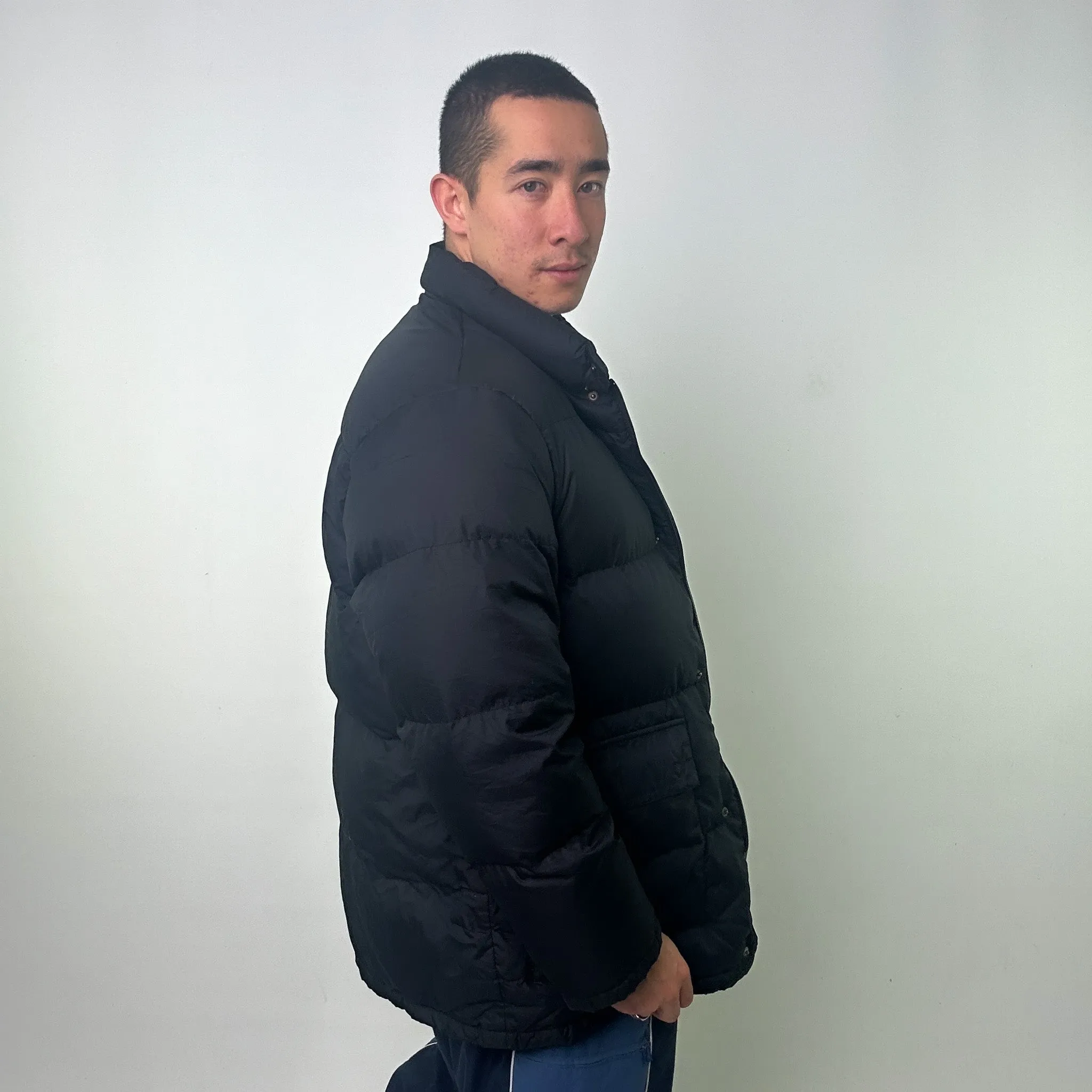 Navy Blue 90s Moncler Puffer Jacket Coat (XL)