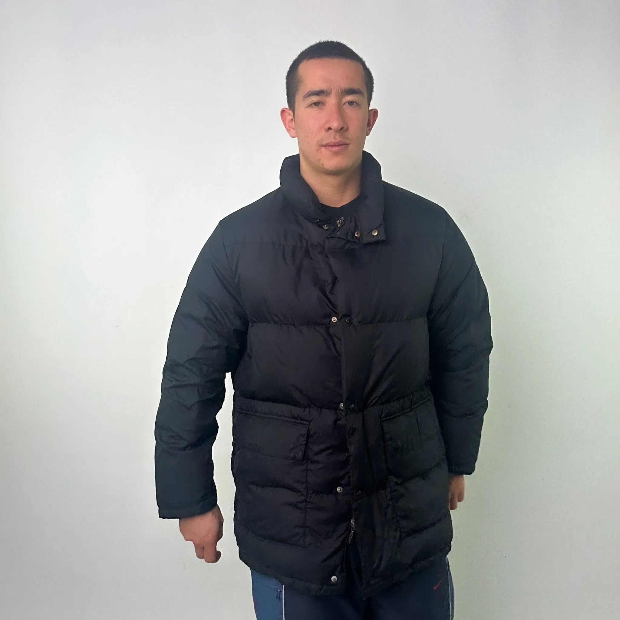 Navy Blue 90s Moncler Puffer Jacket Coat (XL)