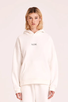 Nude. Signature Hoodie - Salt