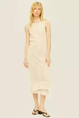 OAS ARI SLIP NET DRESS