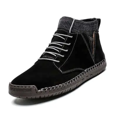 Oberon - Casual Leather Ankle Boots