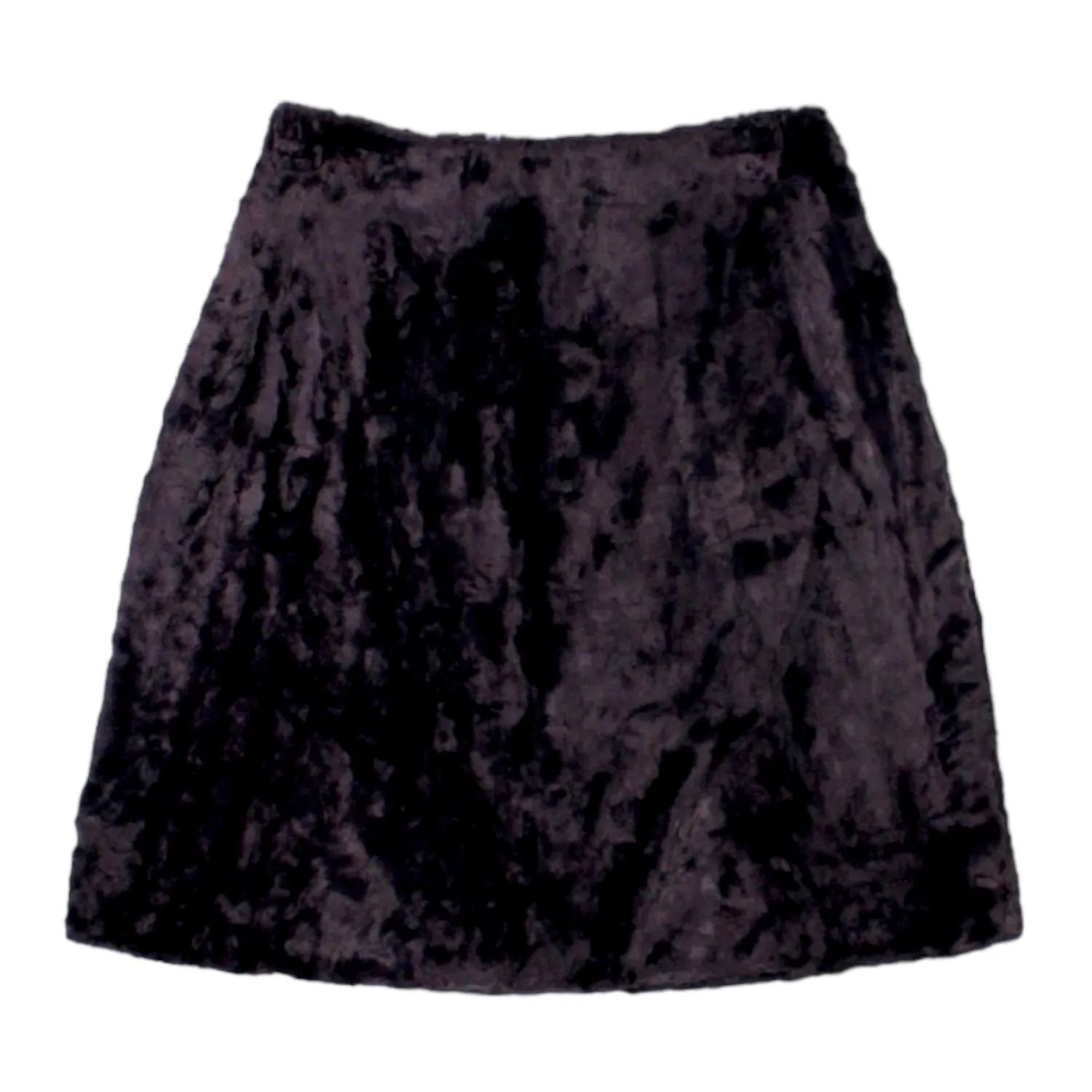 Orla Kiely Purple Furry Mini Skirt