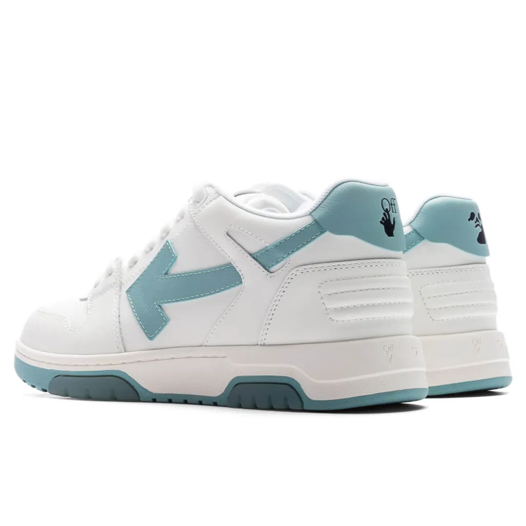 Out of Office Calf Leather - White/Celadon