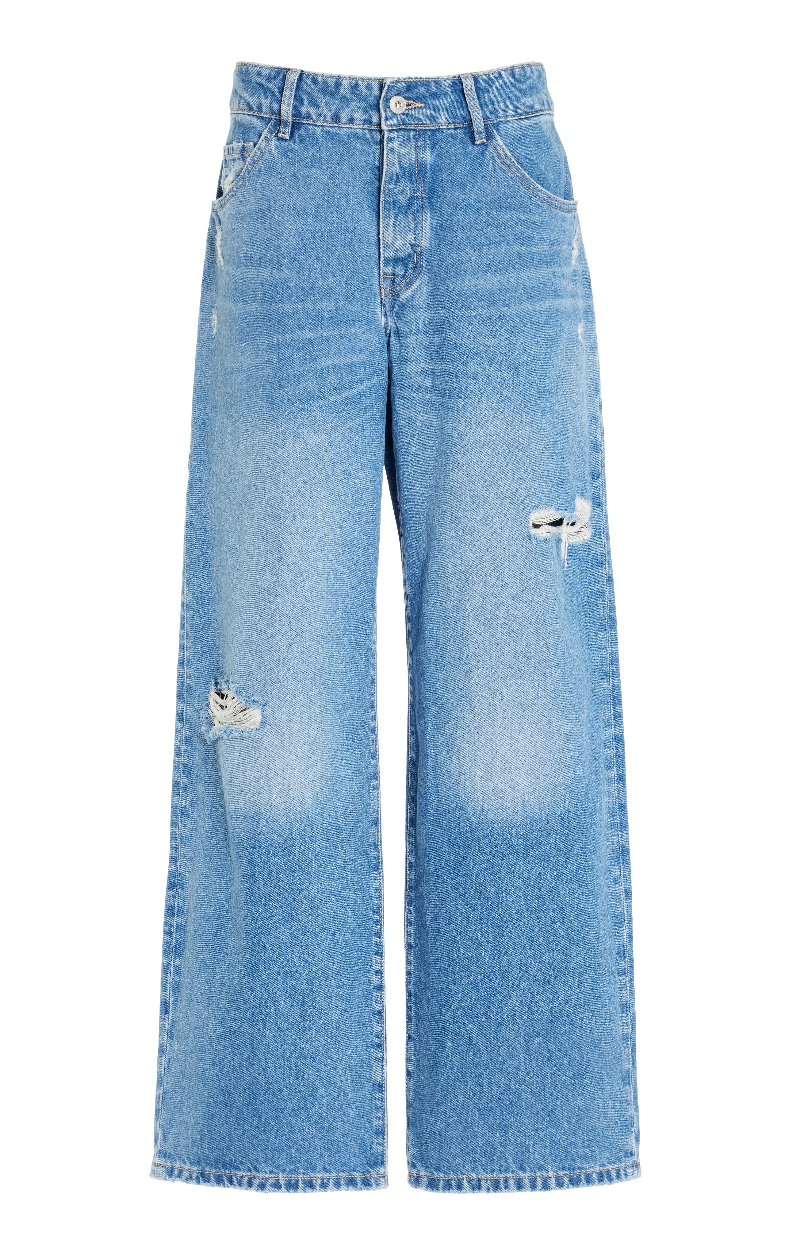 Outland Denim Avril Rigid Low-Rise Long Slouchy Jeans