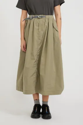 Oversized Cargo Skirt Light Beige