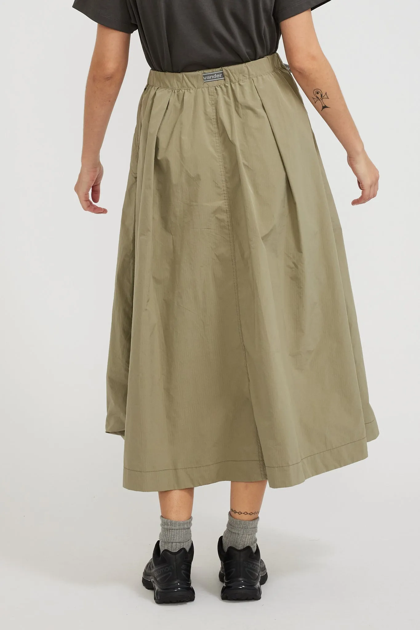 Oversized Cargo Skirt Light Beige