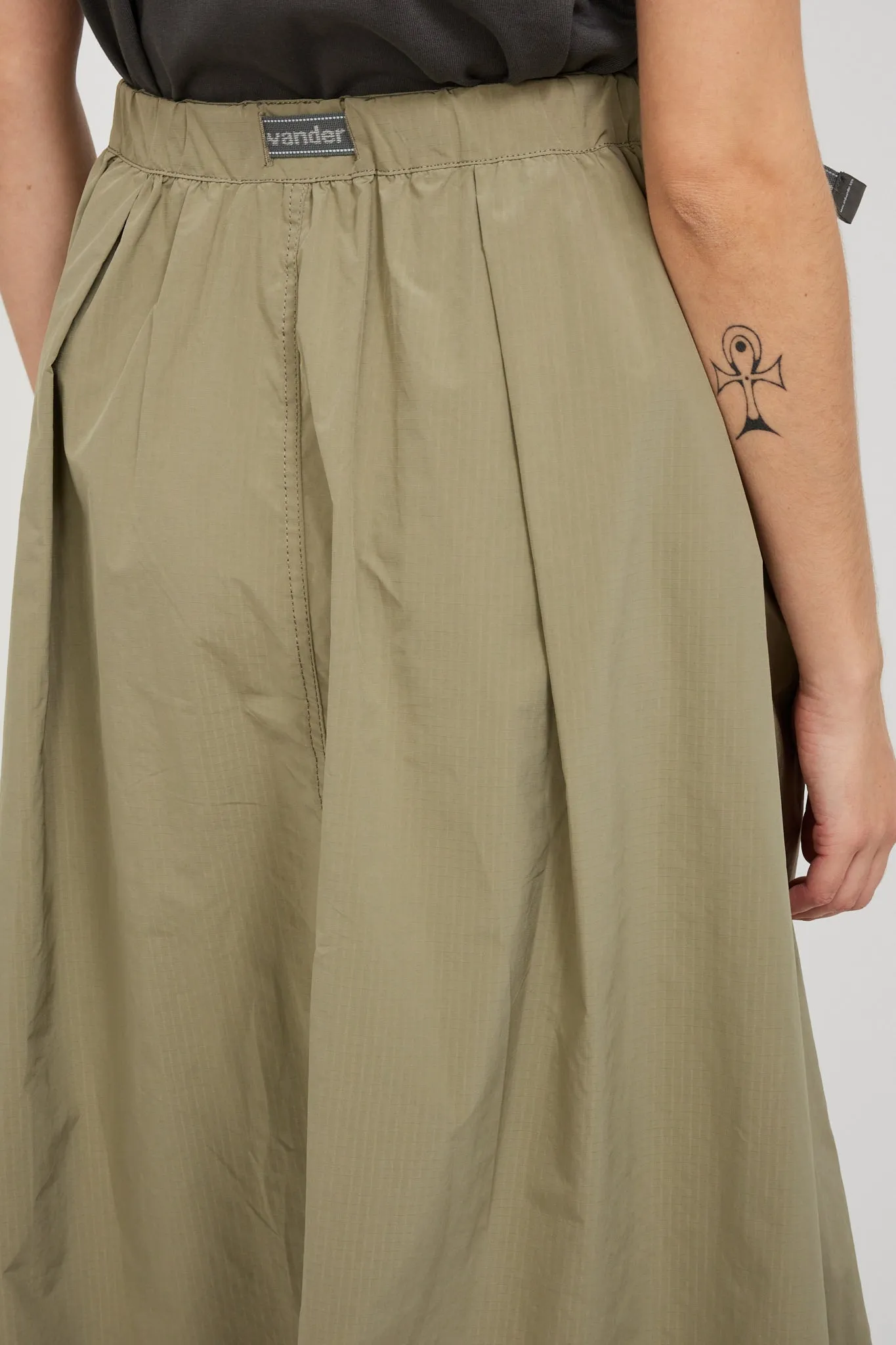 Oversized Cargo Skirt Light Beige