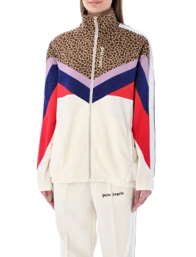 Palm Angels Color Block Zipped Jacket