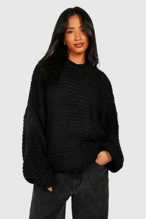 Petite Oversize Chunky Knit Sweater