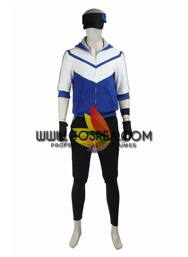 Pokemon Go Blue Male Trainer Cosplay Costume