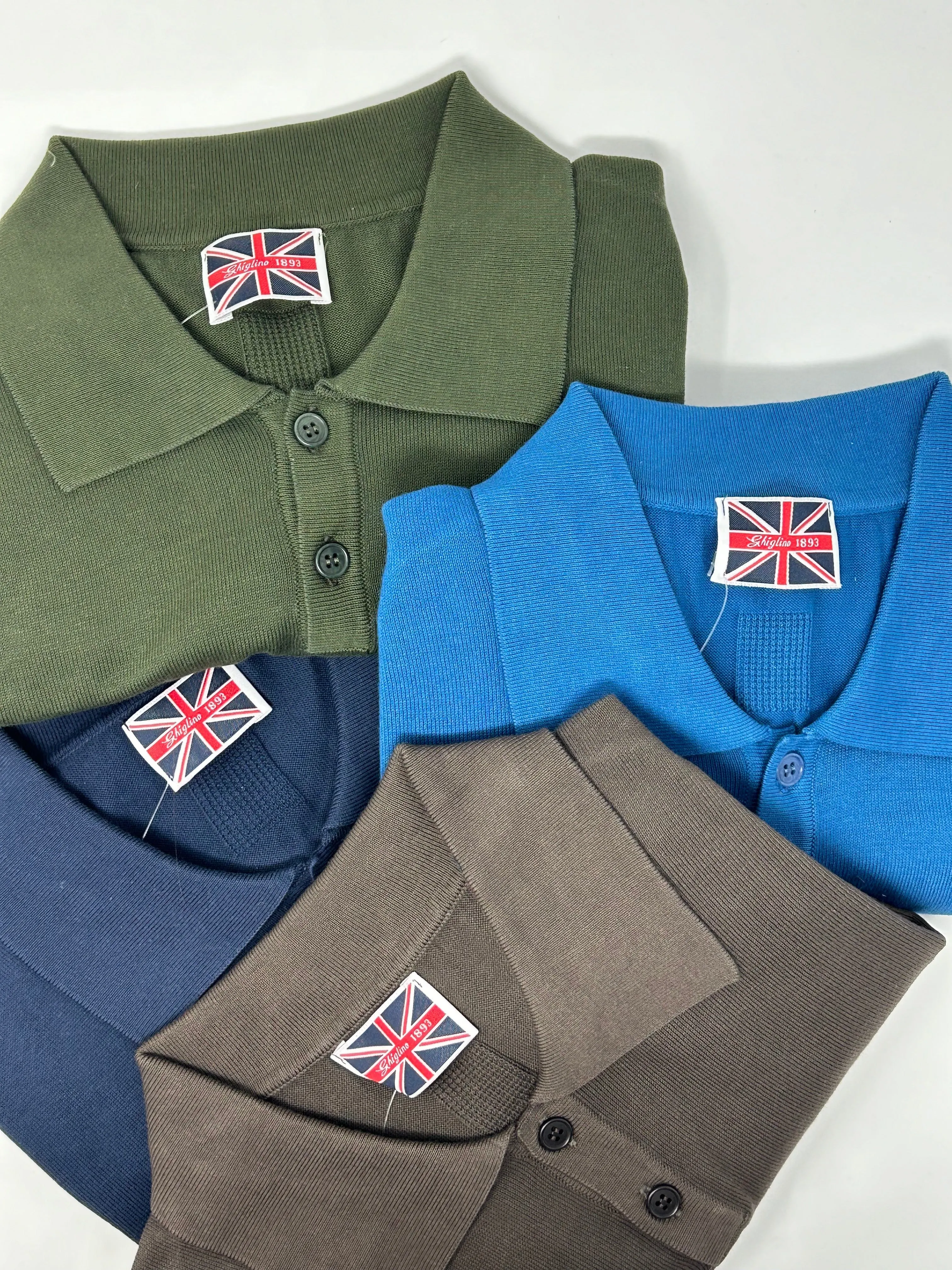 POLO THOMAS IN MAGLIA COTONE MANICA CORTA VERDE MILITARE