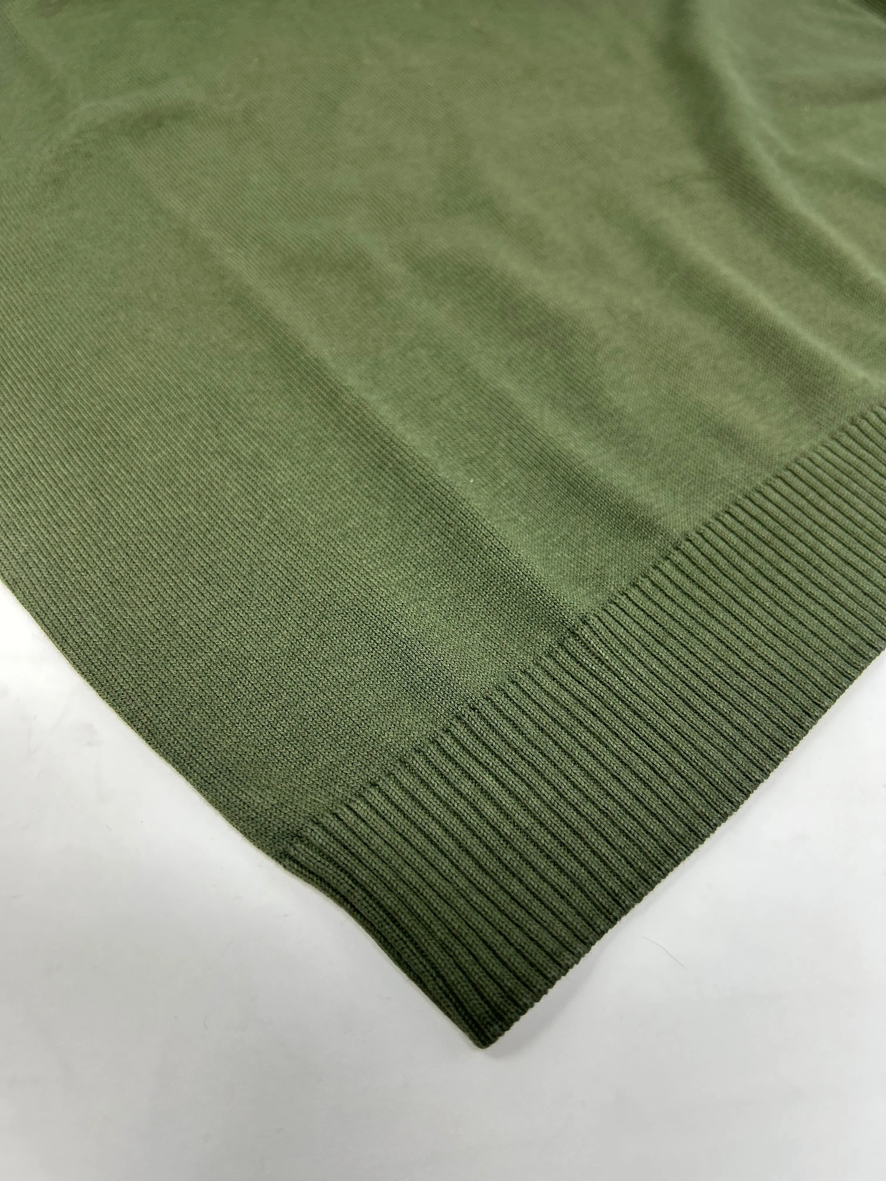 POLO THOMAS IN MAGLIA COTONE MANICA CORTA VERDE MILITARE