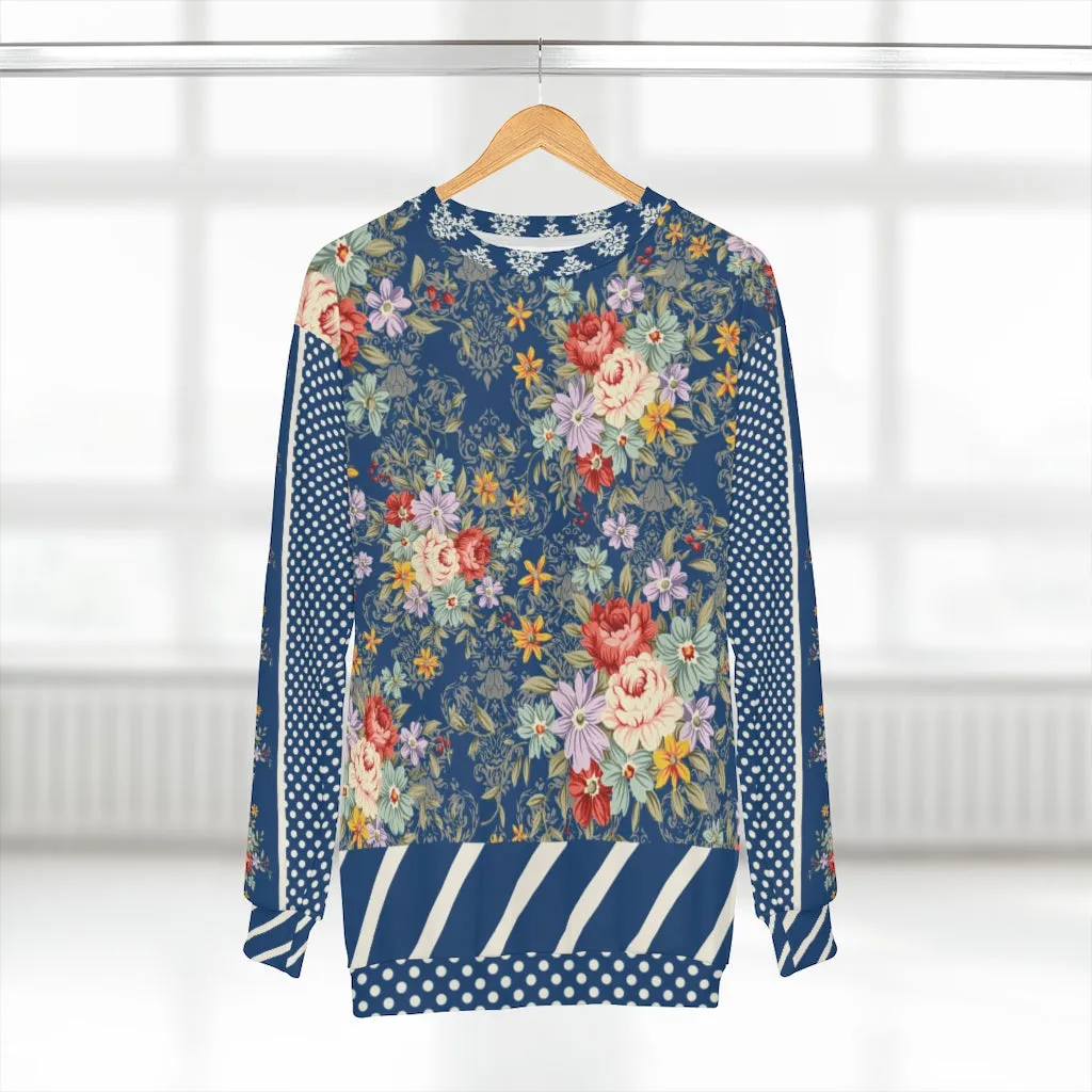 Porcelain Fleur Unisex Sweatshirt