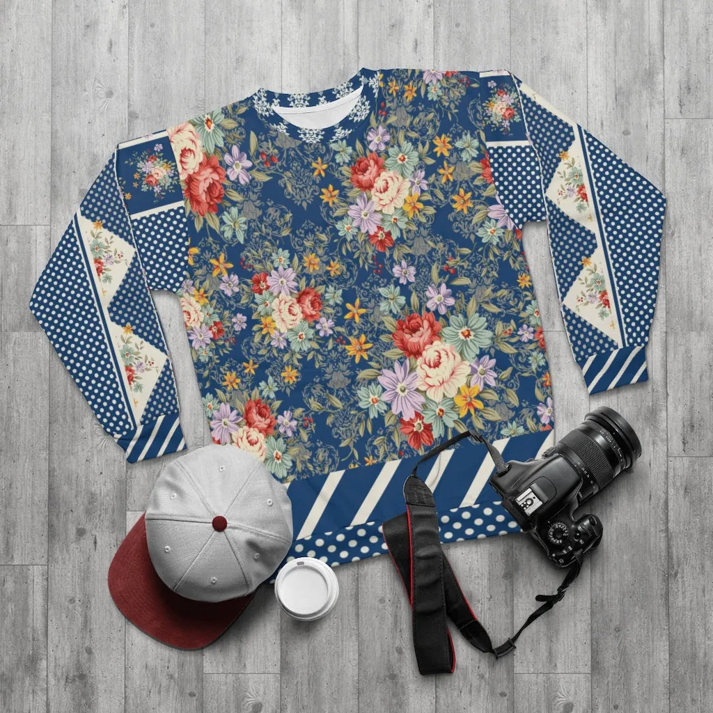 Porcelain Fleur Unisex Sweatshirt