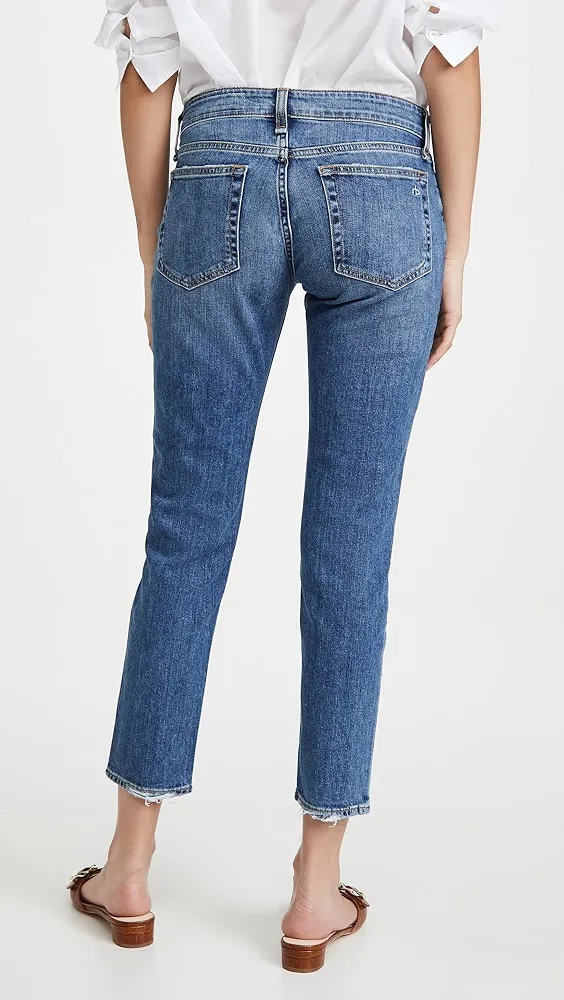 rag & bone   Dre Low Rise Slim Boyfriend Jeans 