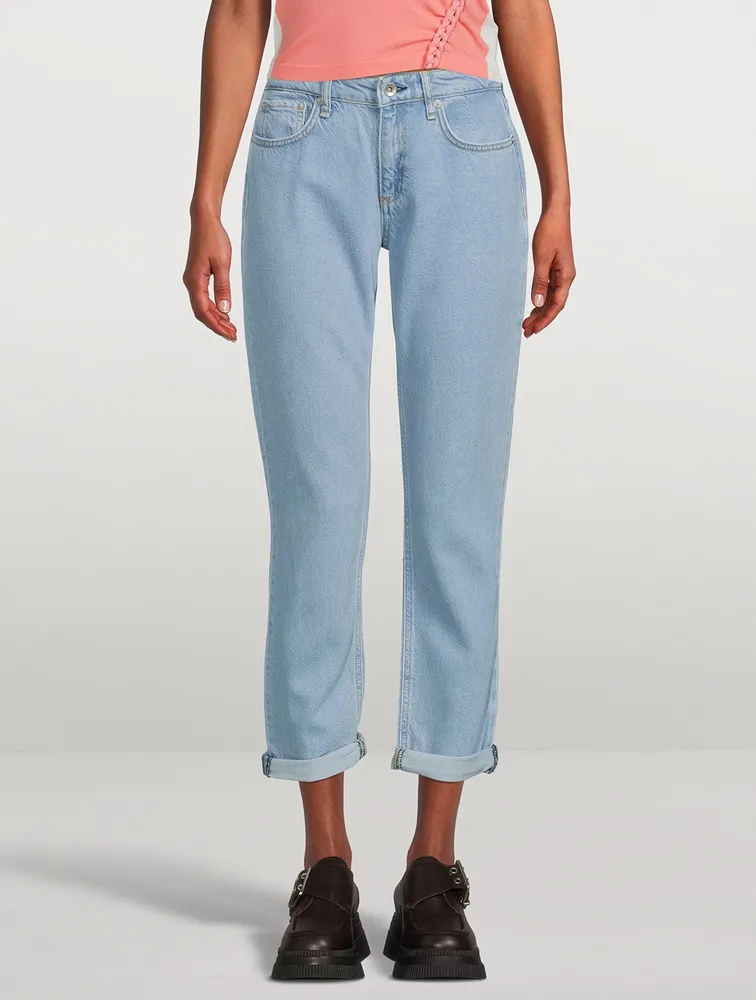 RAG BONE Dre Low-Rise Slim Boyfriend Jeans