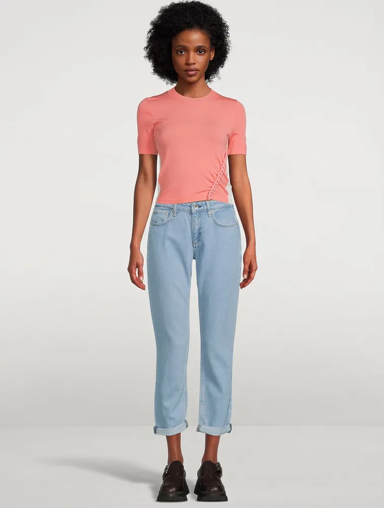 RAG BONE Dre Low-Rise Slim Boyfriend Jeans