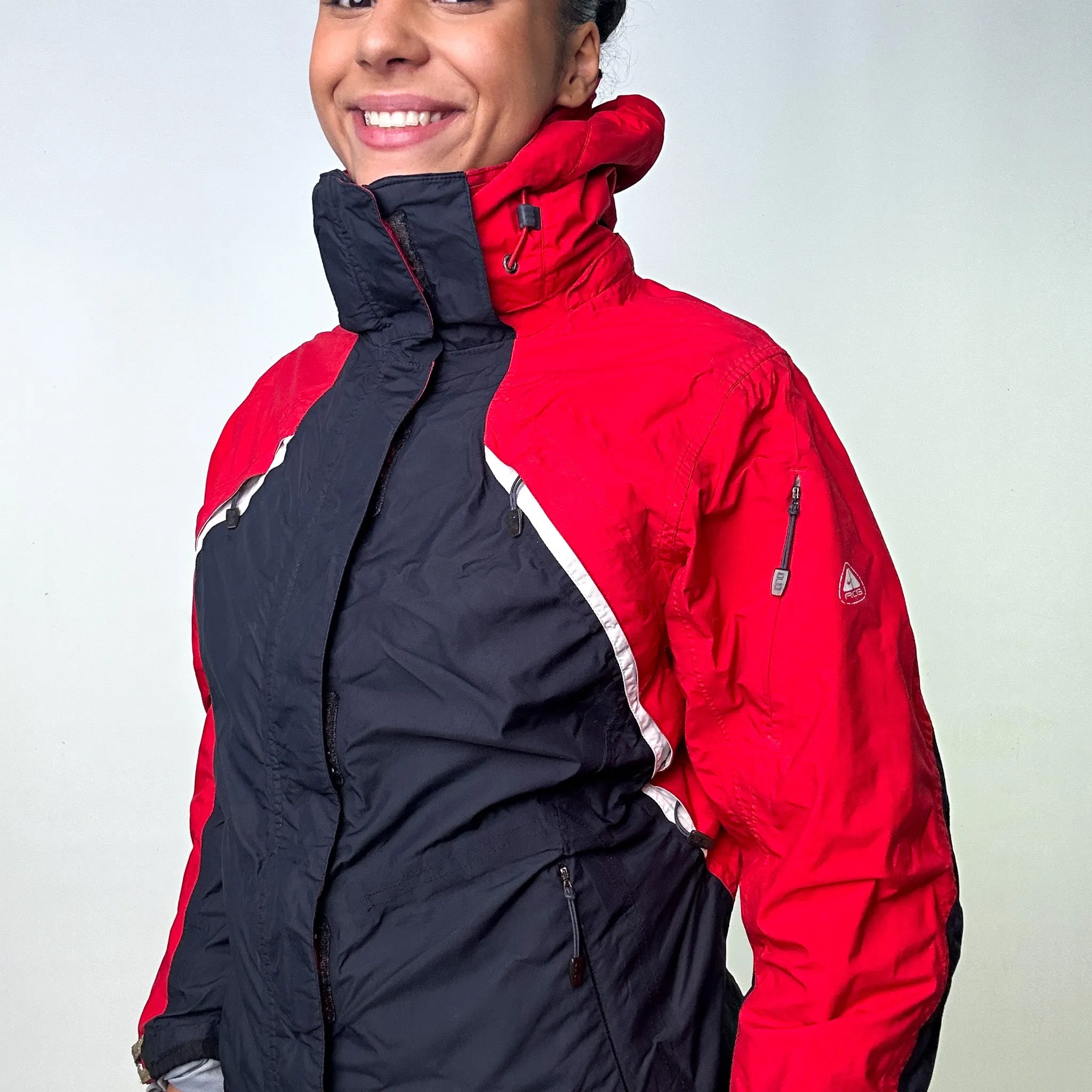 RED 90S NIKE ACG STORM-FIT PUFFER JACKET COAT (