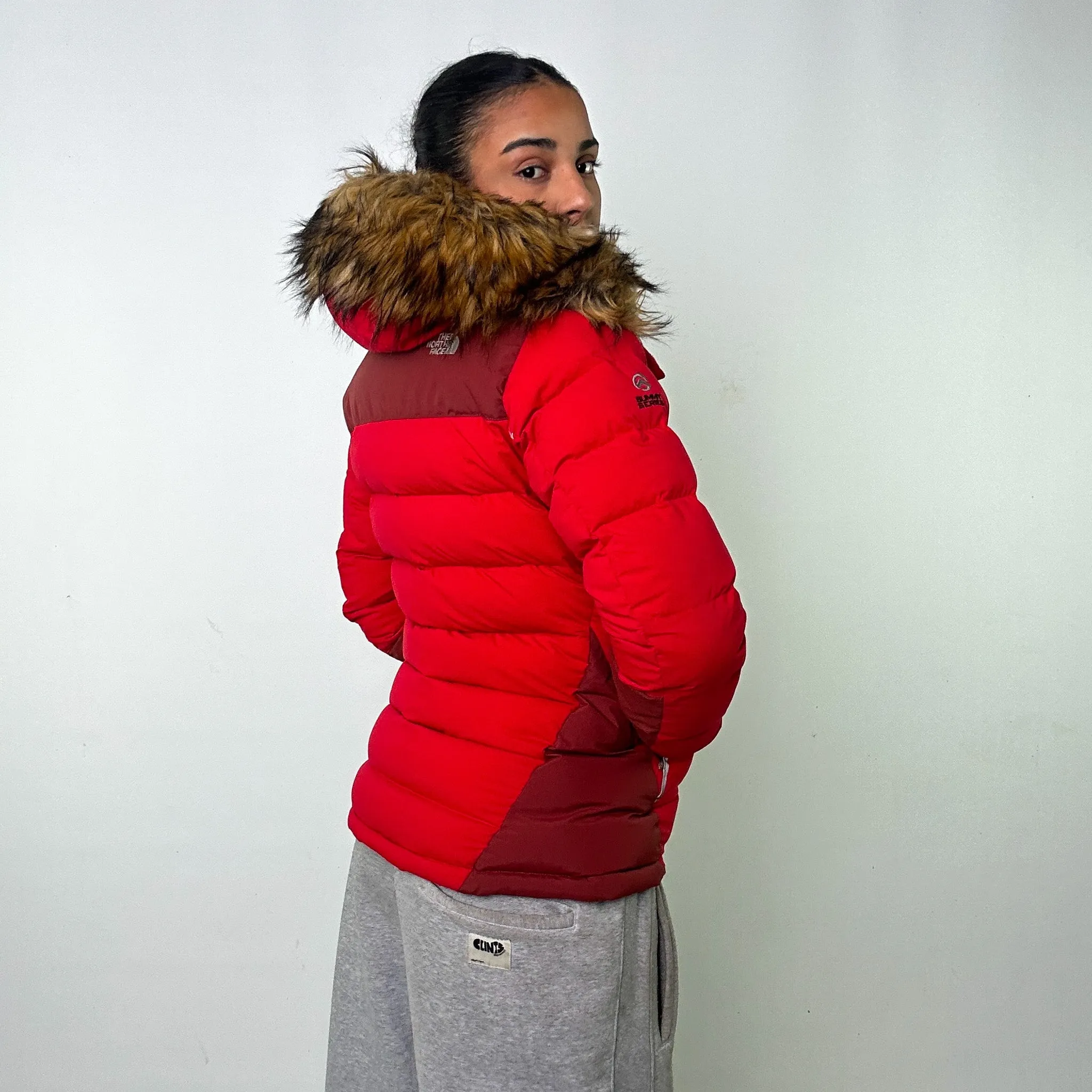 Red y2ks The North Face Summit Series Puffer Jacket Coat (L)