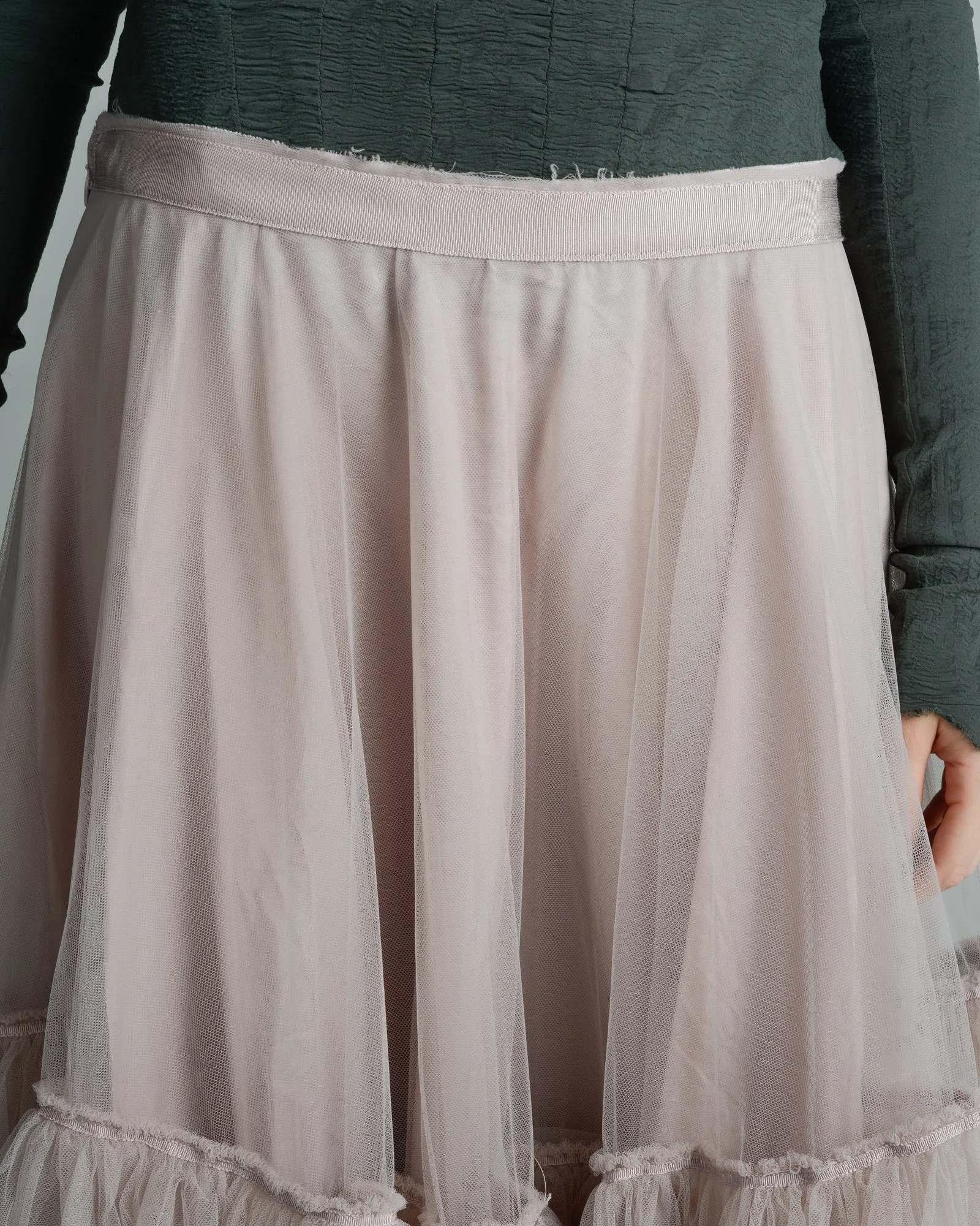 Rose Ruffle Tulle Skirt