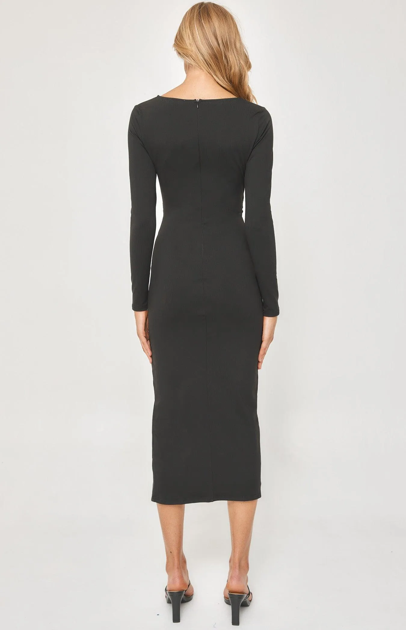 Sabrina Midi Dress - Black