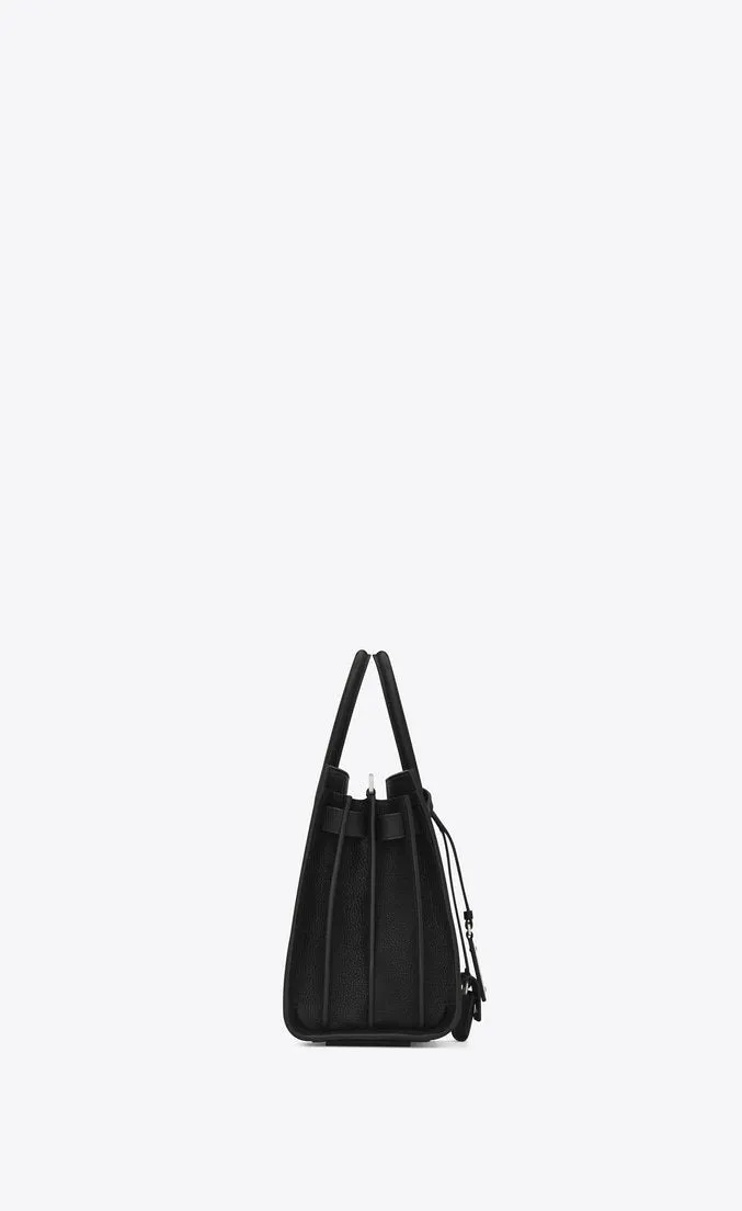 Saint Laurent Sac De Jour Baby Grained Leather Black