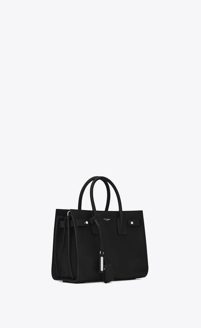 Saint Laurent Sac De Jour Baby Grained Leather Black