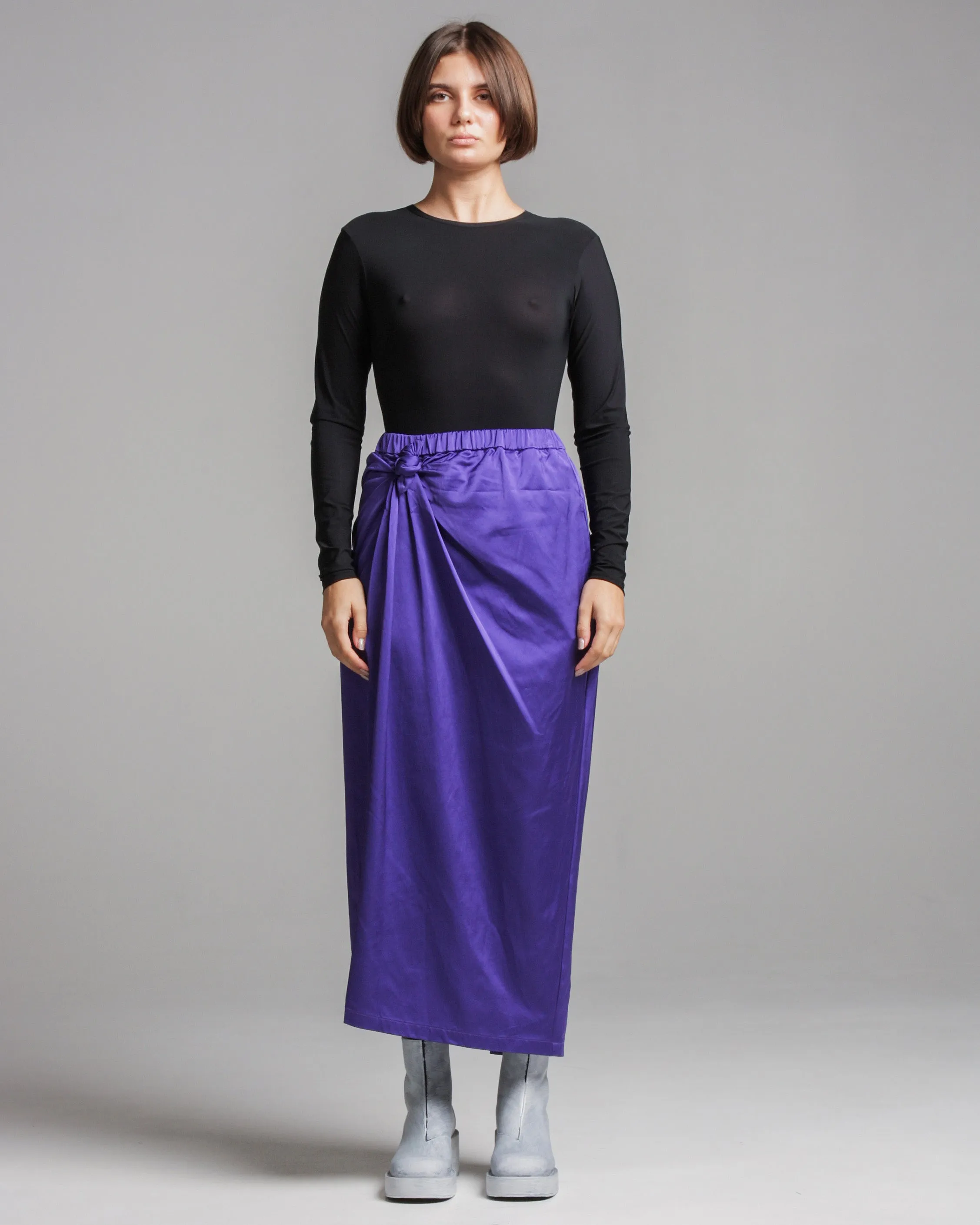 Samia Purple Knot Skirt