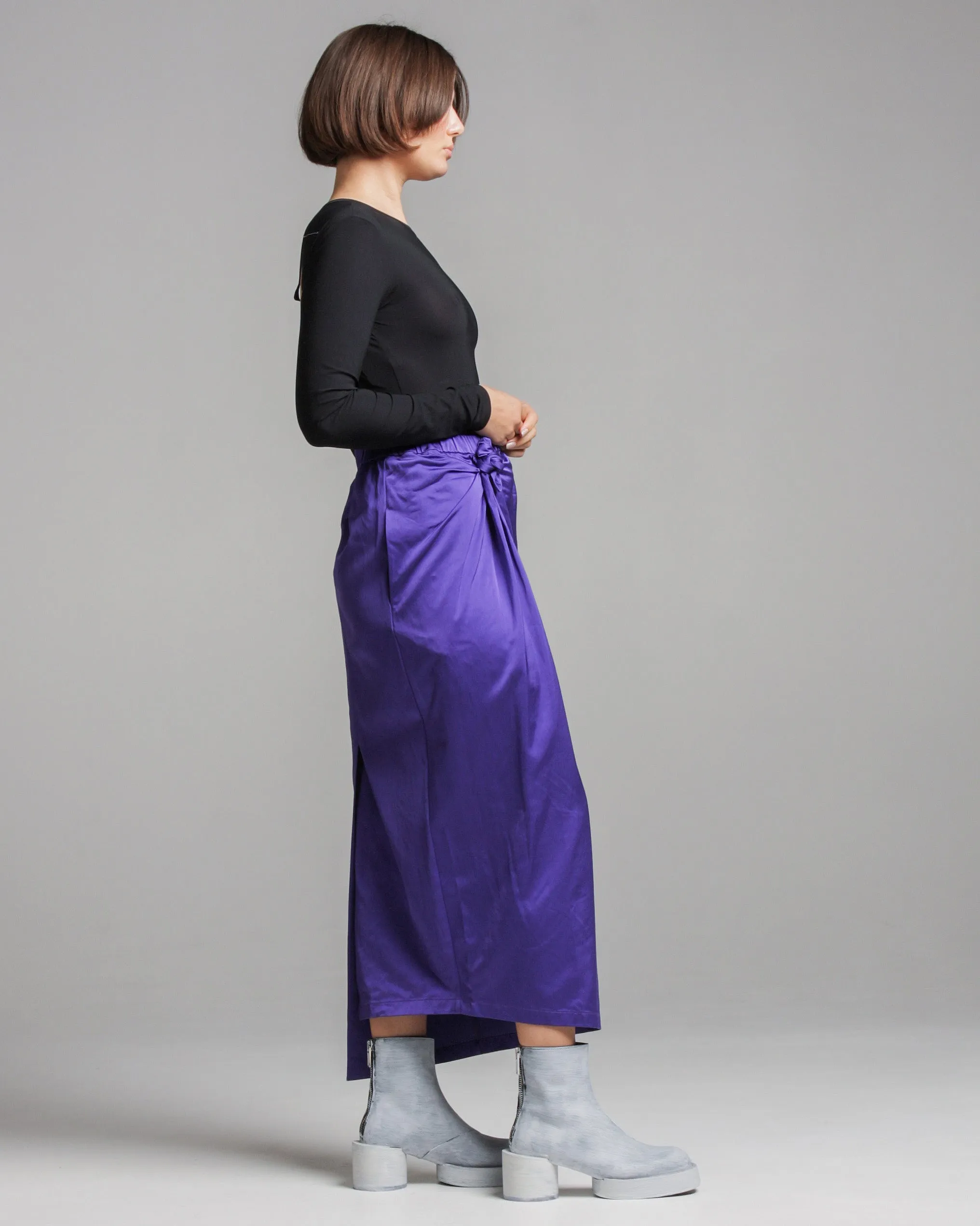 Samia Purple Knot Skirt