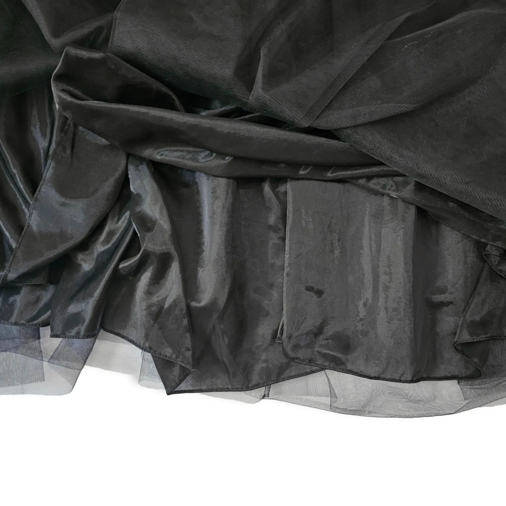 Satin and tulle skirt by Simona Semen