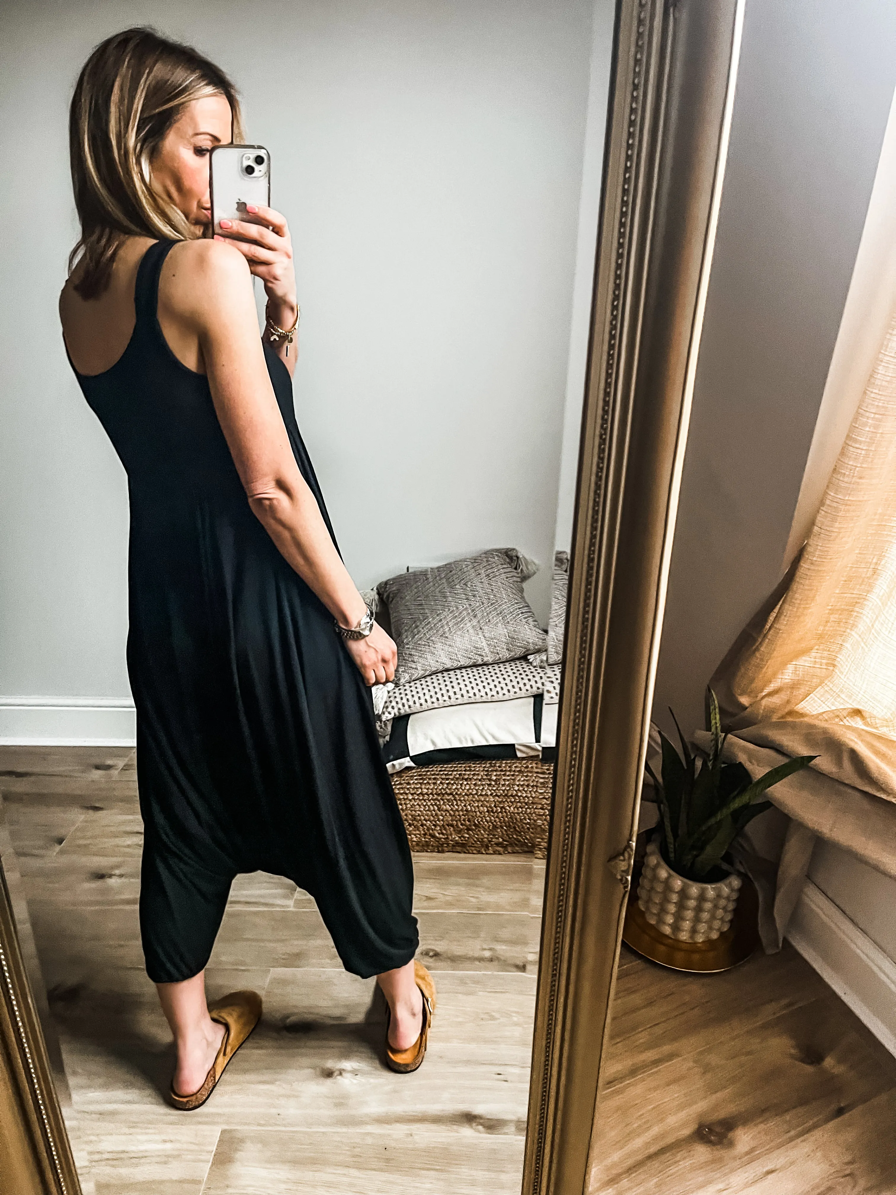 Scoop Neck Harem Jumpsuit