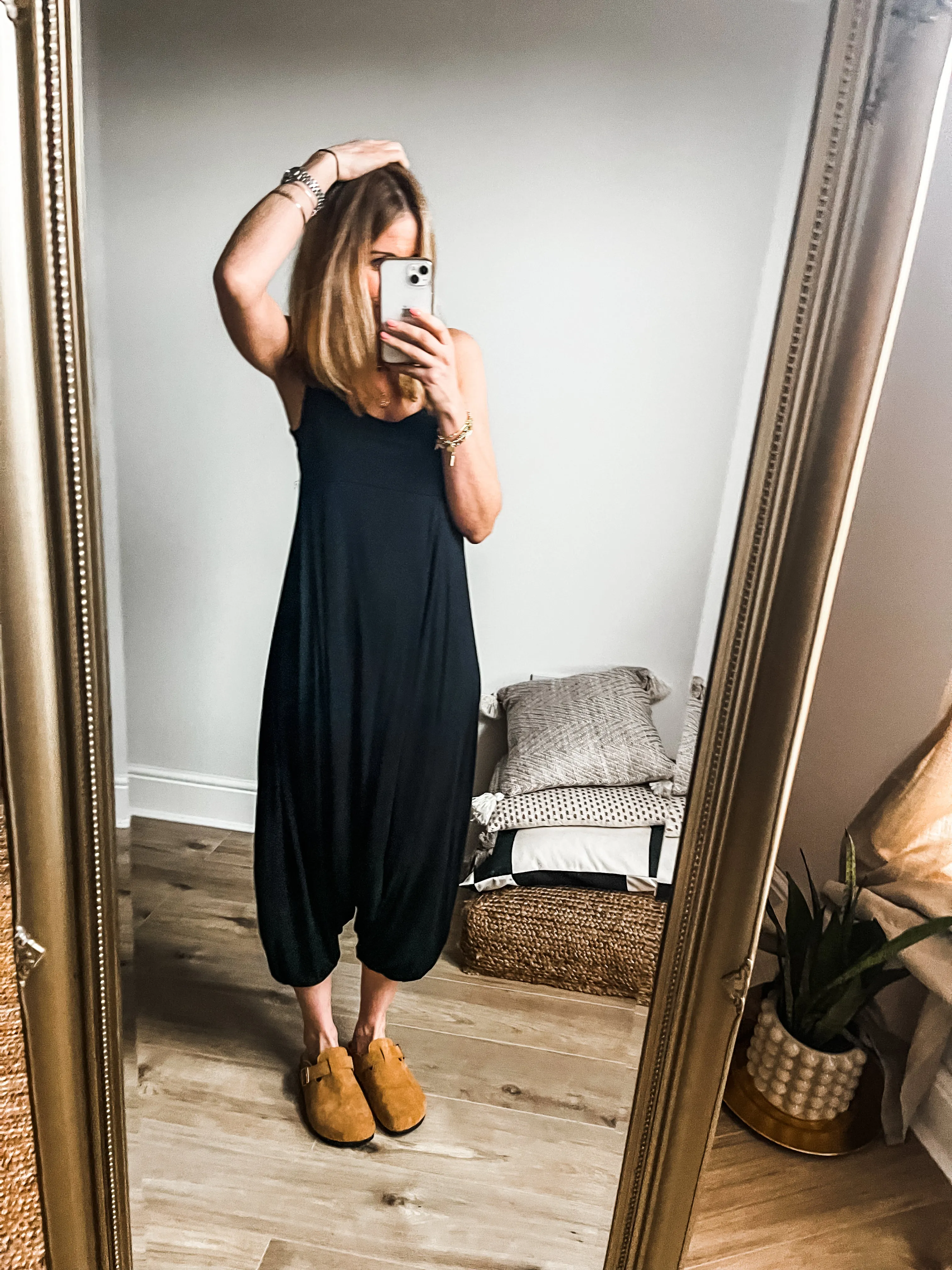 Scoop Neck Harem Jumpsuit