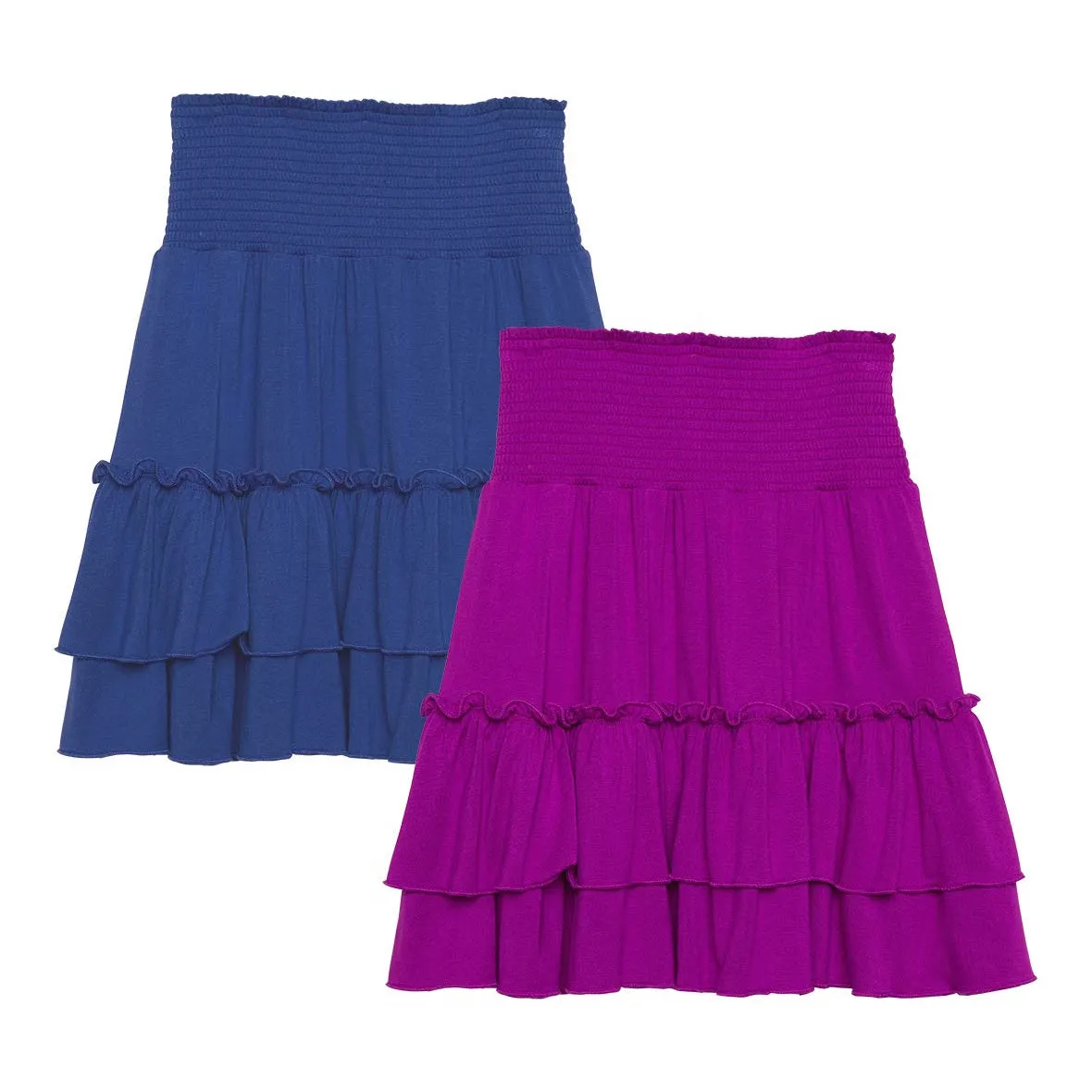 Smock Tiered Skirt 2-Pack